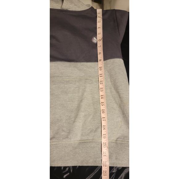 Volcom Hoodie Contrast Pullover Fleece Black, Boys Size Large - Picture 6 of 6